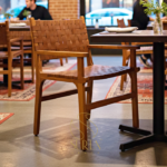 industrial leather chair for restaurant