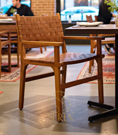 industrial leather chair for restaurant