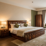 solid wood hotel furniture design