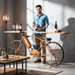 unique home bar set up