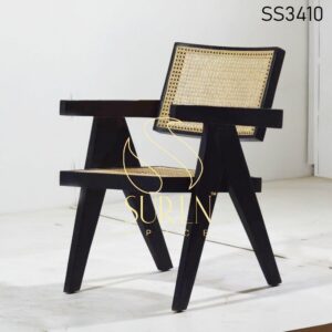 Wooden and Cane Chandigarh Chair for Restaurant