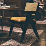 Pierre Jeanneret Chandigarh Chair with Leather Seating