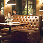 LEATHER RESTAURANT SOFA DESIGN