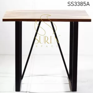 Industrial Furniture Manufacturer - Exporter In India [2022] Live Edge Foldable Four Seater Pub Table 2