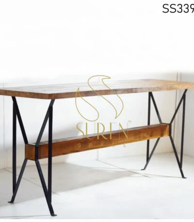 Mango Ruff Wood Industrial Theme Pub Table Design