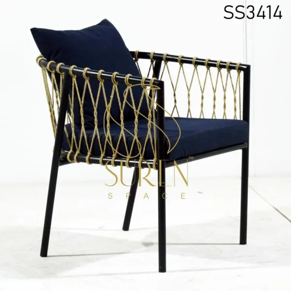 Stainless Steel Rope Work Outdoor Chair