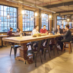 hotel community table design