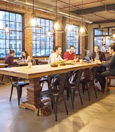 hotel community table design