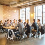 White Casting Mango Wood Dining Table