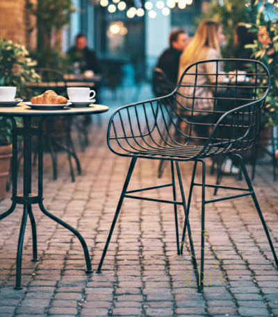 metal outdoor chair design