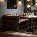 upholstered restaurant furniture design