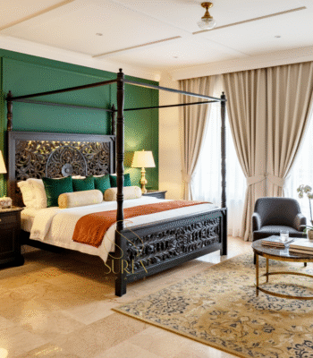 SUREN SPACE HOME PAGE Black carved hotel room furniture design