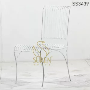 Metal Curve Back Outdoor Chair