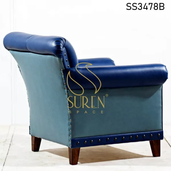 Duel Shade Leatherette Single Seater Sofa (3)