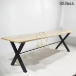 Industrial Folding Natural Finish Dining Table Industrial Folding Natural Finish Dining Table 2