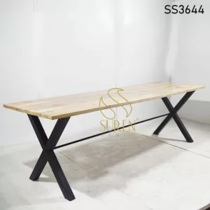 Industrial Furniture India: Industrial Furniture Online 2023 Designs Industrial Folding Natural Finish Dining Table 2