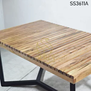 Industrial Semi Outdoor Dining Table