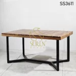 Industrial Semi Outdoor Dining Table