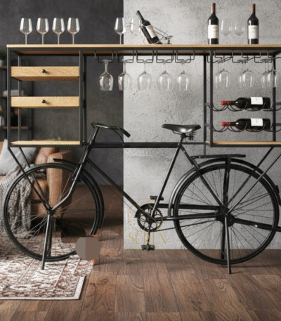 Industrial Wine Cabinet
