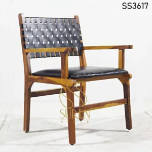 Leather Seat & Back Restaurant Chair