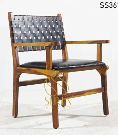 Leather Seat & Back Restaurant Chair