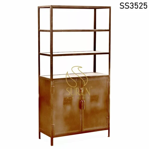 Metal Build Industrial Display Rack Cum Storage