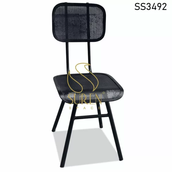 Metal Mesh Design Iron Chair