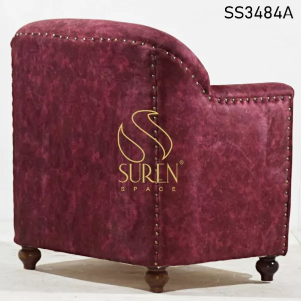 Modern Upholstered Restaurant Sofa (3)