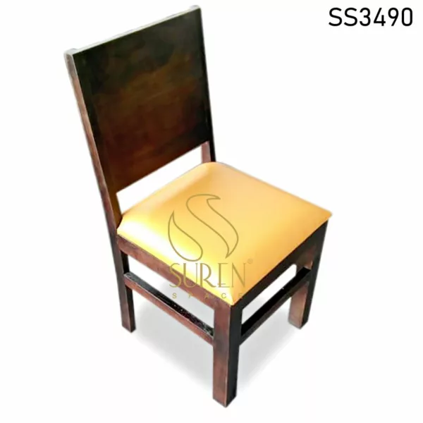 Simplistic Solid Indian Wood Chair