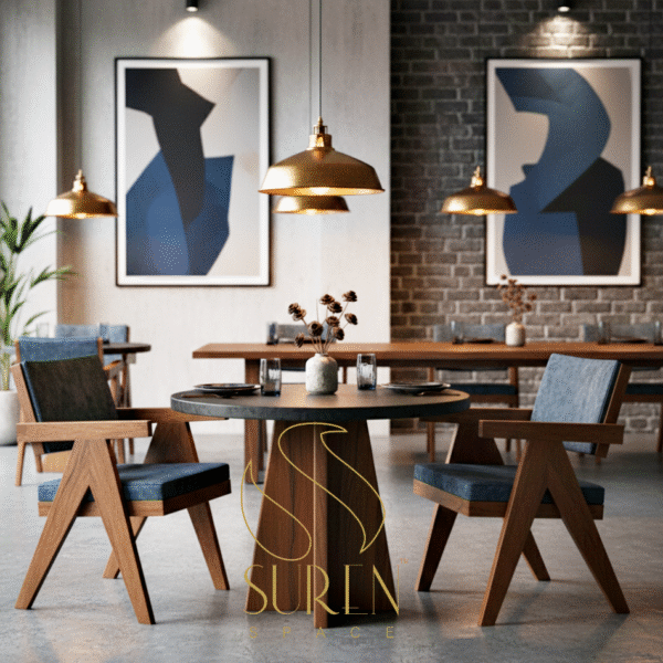 Modern Chandigarh Upholstered Restaurant Chair