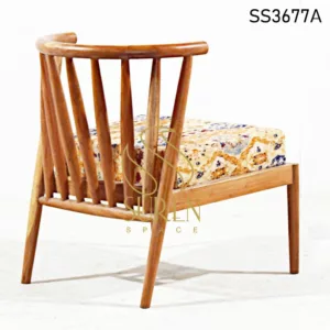 Hospitality Furniture Supplier from Jodhpur India Solid Natural Finish High End Rest Chair 1