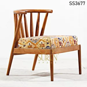 Hospitality Furniture Supplier from Jodhpur India Solid Natural Finish High End Rest Chair 2