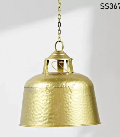 Brass Finish Round Lamp