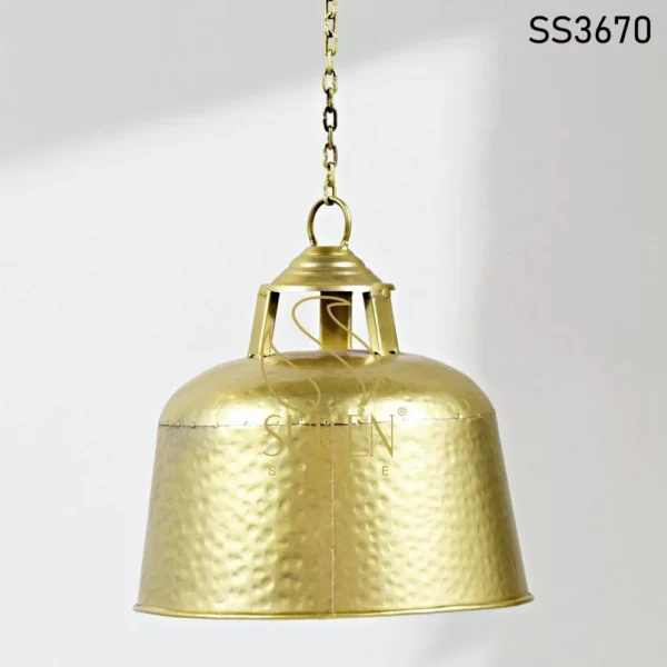 Brass Finish Round Lamp