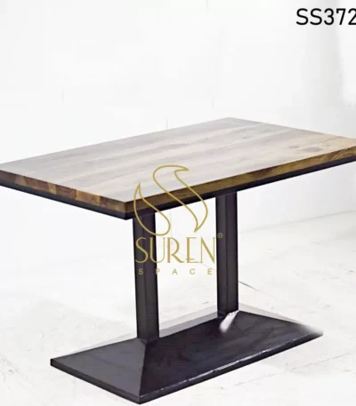 Indian Rosewood Walnut Finish Four Seater Table
