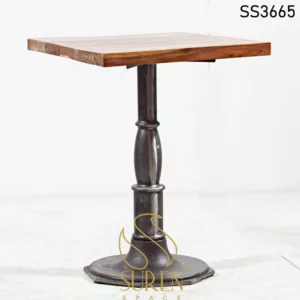 Industrial Cast Iron Folding Cafe Table