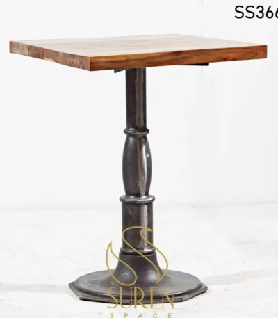 Industrial Cast Iron Folding Cafe Table