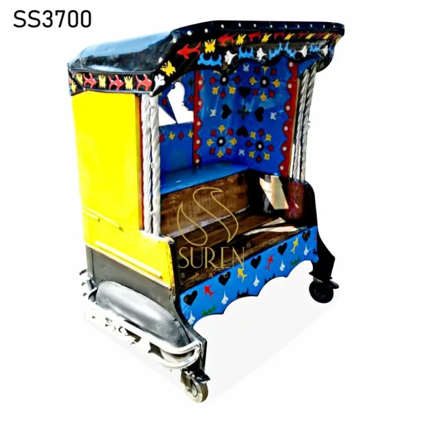 Jodhpur Auto Taxi Upcycled Bench Sofa