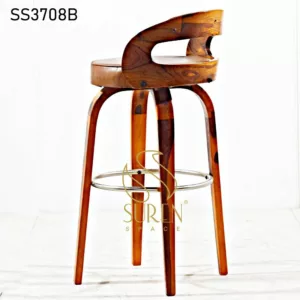 Modern Design Solid Wood High Pub Chair