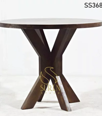 Solid Wood Round Café Table