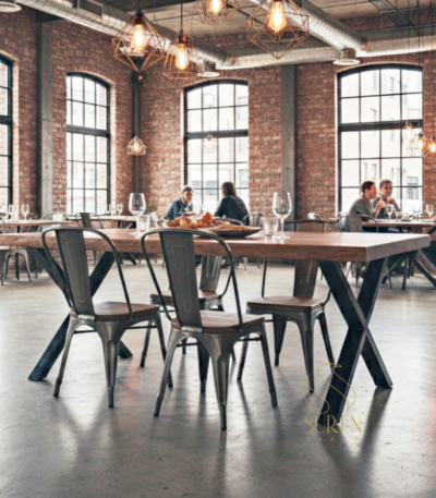 industrial hospitality furniture design