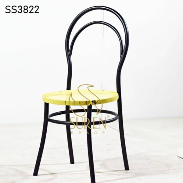 Black Finish Plastic Cane Bistro Chair Black Finish Plastic Cane Bistro Chair 1