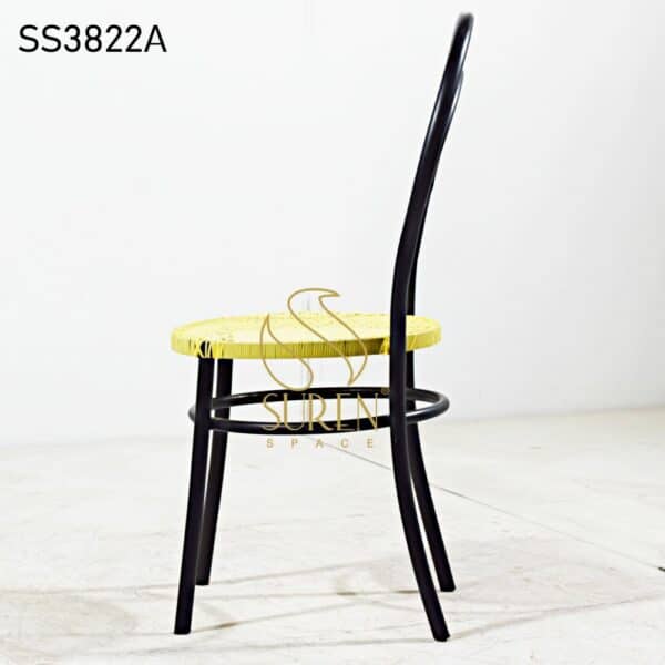 Black Finish Plastic Cane Bistro Chair Black Finish Plastic Cane Bistro Chair 2