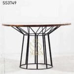 Epoxy Live Edge Big Round Table