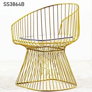 Camping Tent Furniture : Manufacturer from Jodhpur India Golden Metal Luxury Outdoor Chair 1 1