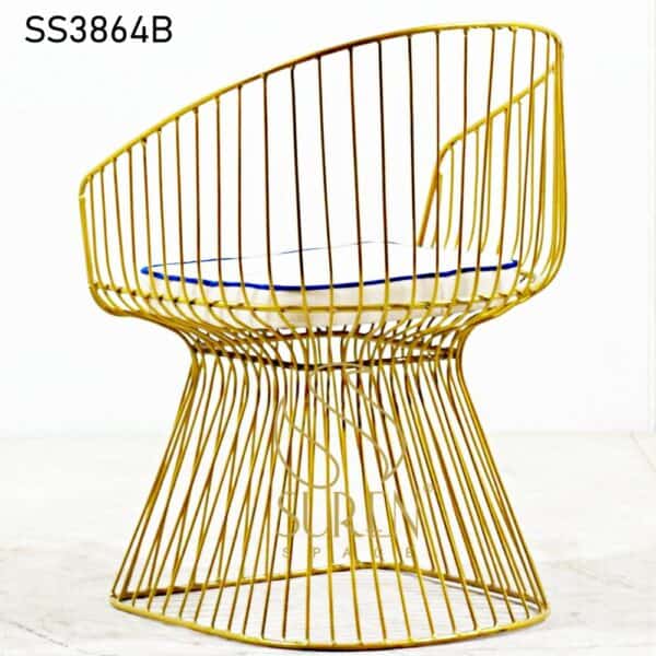 Golden Metal Luxury Outdoor Chair Golden Metal Luxury Outdoor Chair 1 1