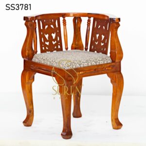 Camping Tent Furniture : Manufacturer from Jodhpur India Hand Carved Printed Fabric Traditional Chair 2