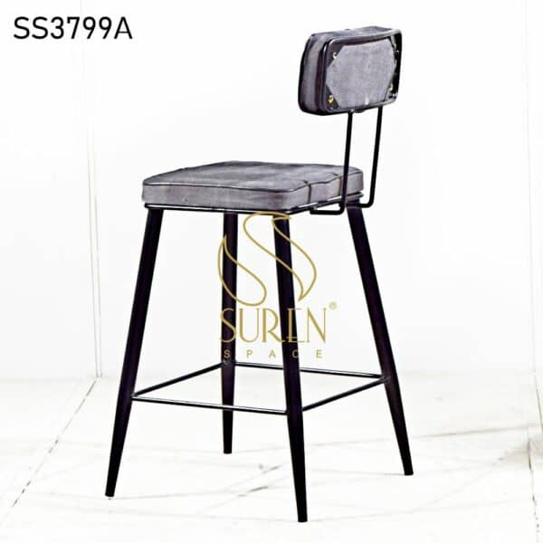 Industrial Fabric High Bar Chair Industrial Fabric High Chair 1
