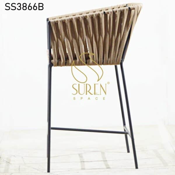Industrial With Printed Fabric Semi Outdoor High Chair Industrial With Printed Fabric Semi Outdoor High Chair 3