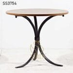 Minimalistic Solid Wood Round Table